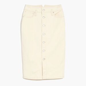 Madewell Denim Skirt Vintage Canvas Wash size 10